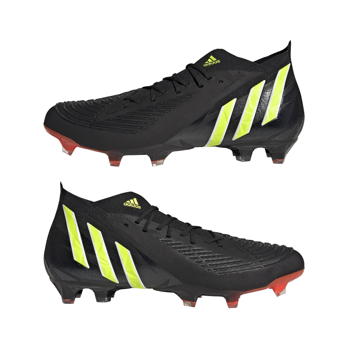 adidas Predator Edge.1 FG Firm Ground Boots Black/Solar Yellow/Solar Red - Best Buy Soccer