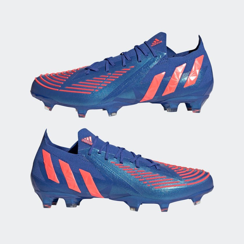 adidas Predator Edge.1 Low FG Firm Ground Soccer Cleats Hi - Res Blue/Turbo/ Hi - Res Blue - Best Buy Soccer