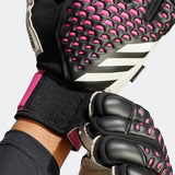 adidas Predator Match Fingersave Goalkeeper Gloves Black/White - Best Buy Soccer