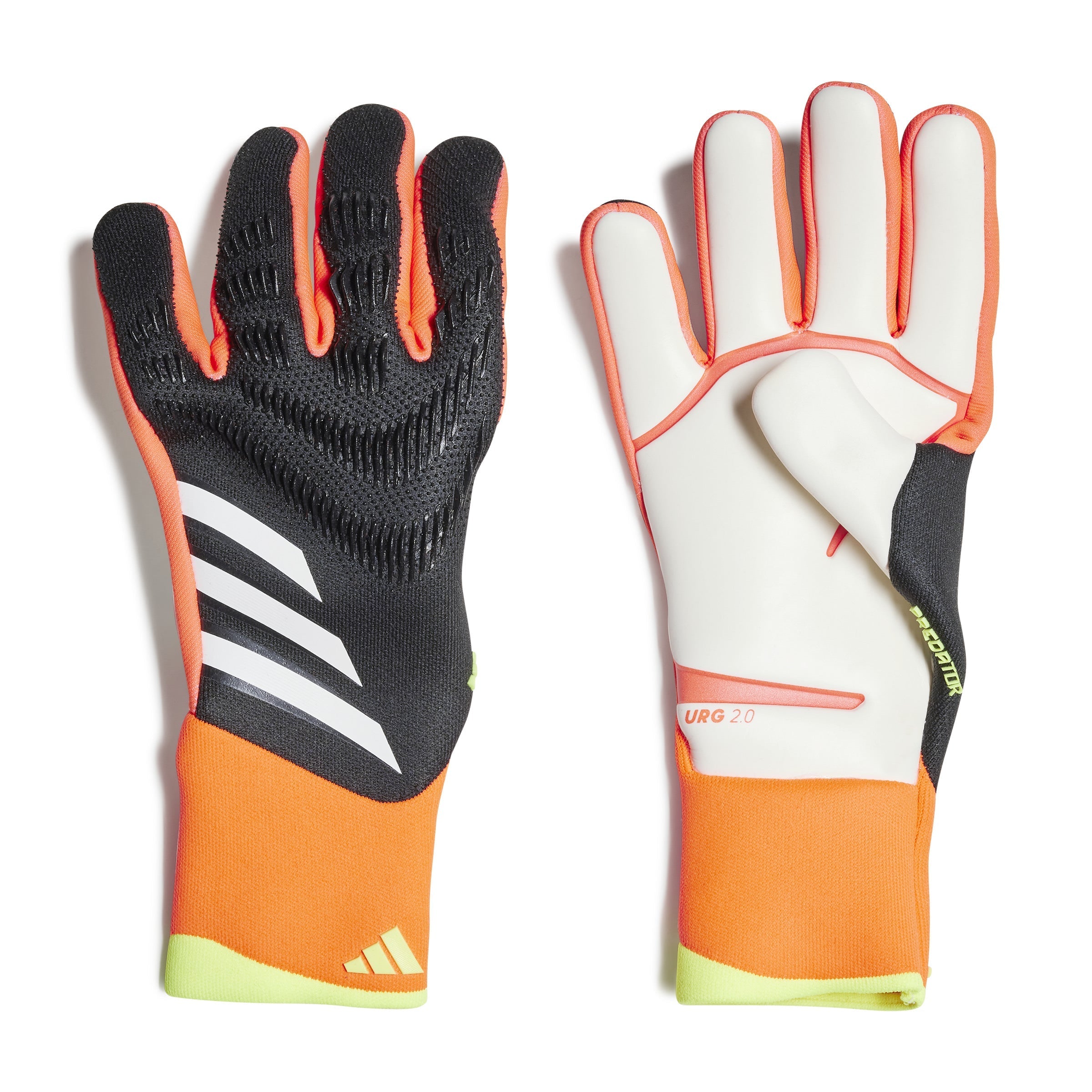 adidas Predator Pro Goalkeeper Gloves Black/Solar Red/Yellow - Best Buy Soccer