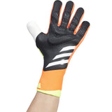 adidas Predator Pro Goalkeeper Gloves Black/Solar Red/Yellow - Best Buy Soccer