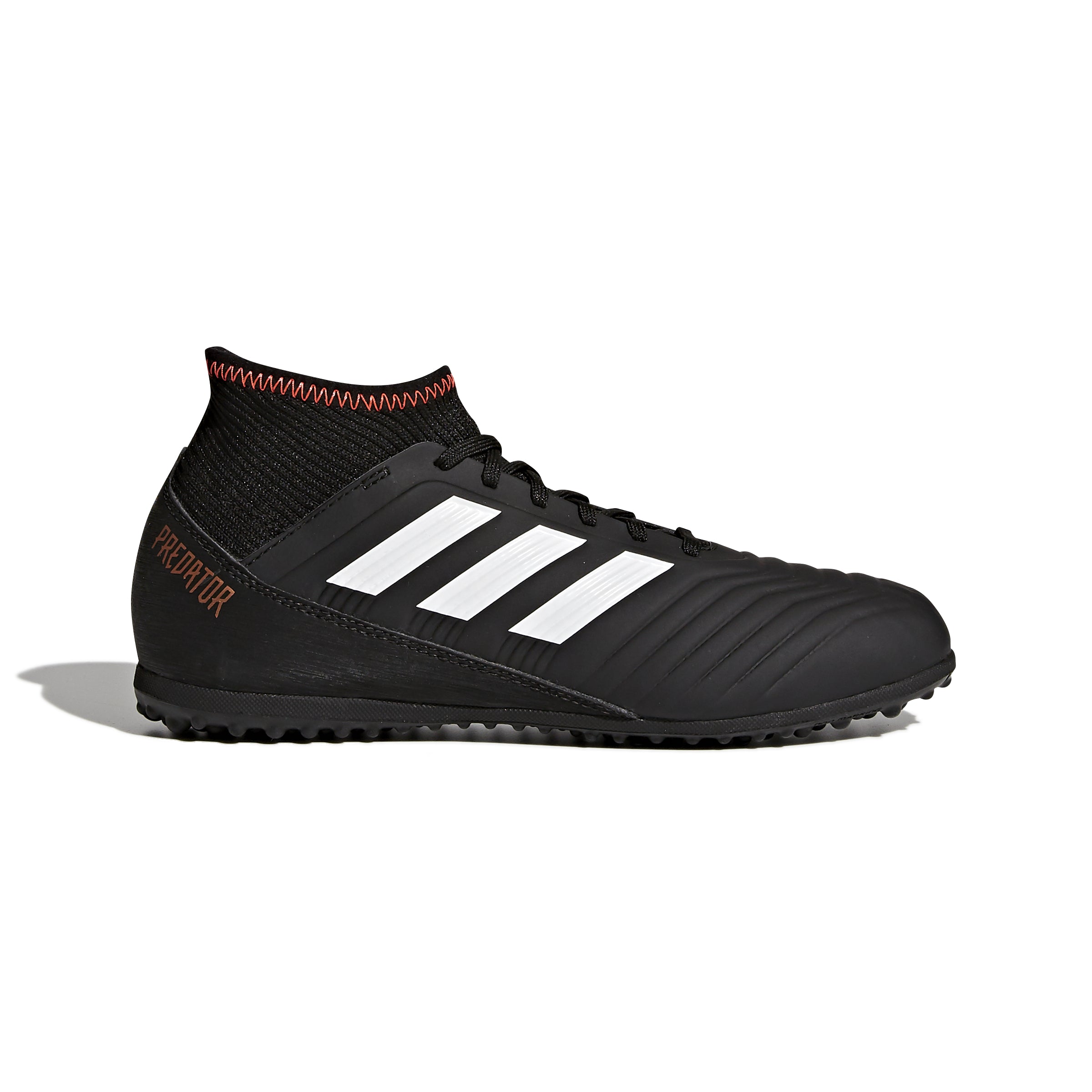 adidas Predator Tango 18.3 TF Turf Youth Soccer Cleats - Black/White/Solar Red - Best Buy Soccer