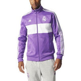 adidas Real Madrid 3S Trk Top Purple/Whi - Best Buy Soccer