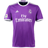 adidas Real Madrid Away Jersey Youth 16 Purpl - Best Buy Soccer