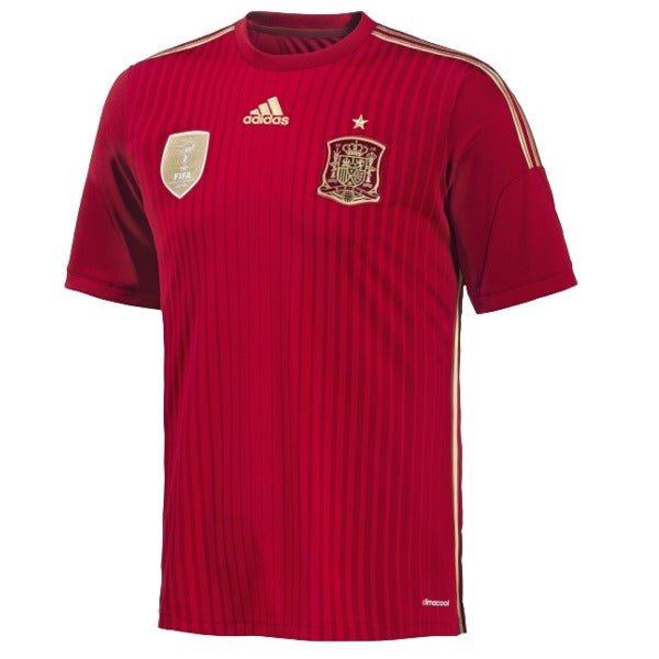 adidas Spain Home Jersey 14 Red Youth - Best Buy Soccer