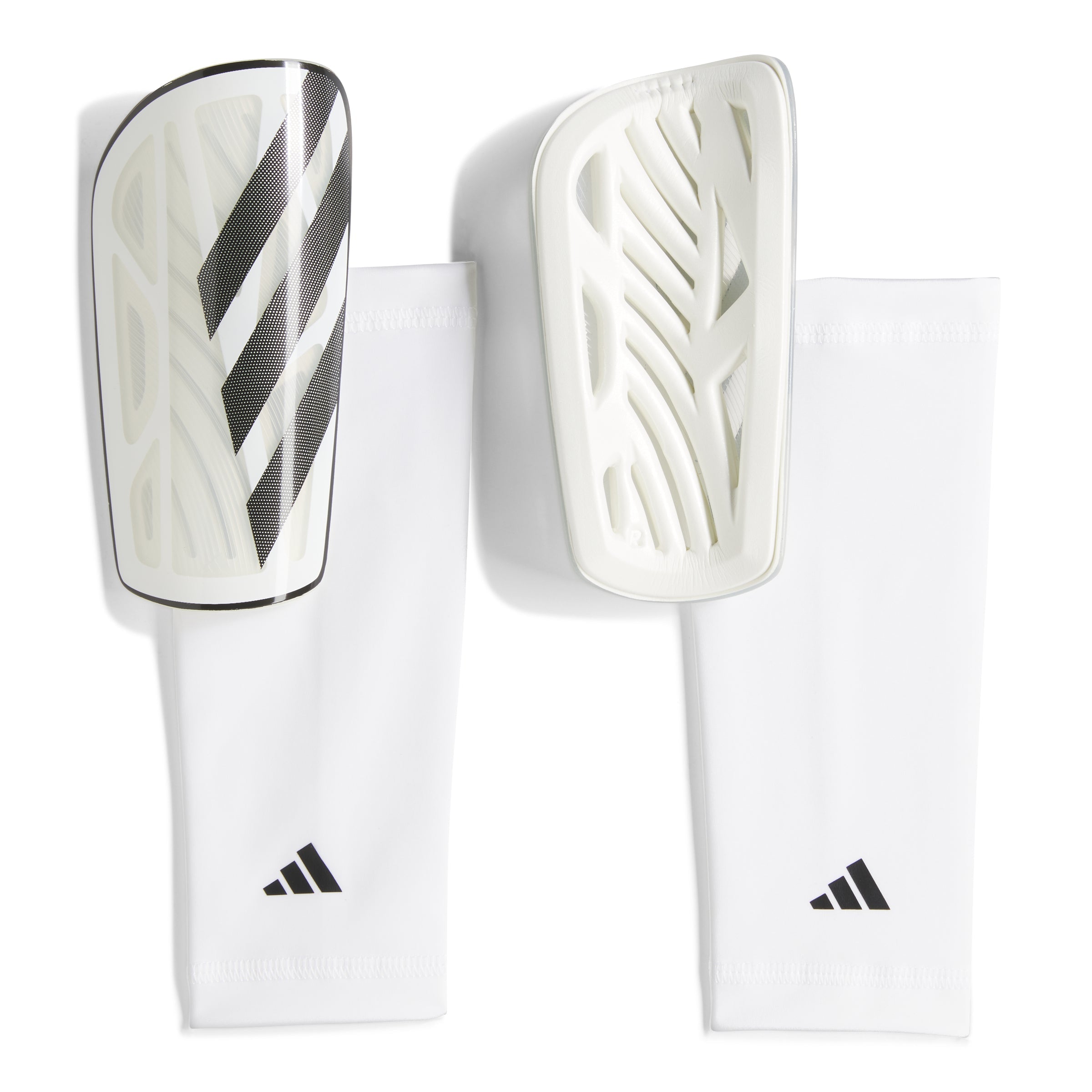 adidas Tiro League Shin Guards White/Black/Silver - Best Buy Soccer