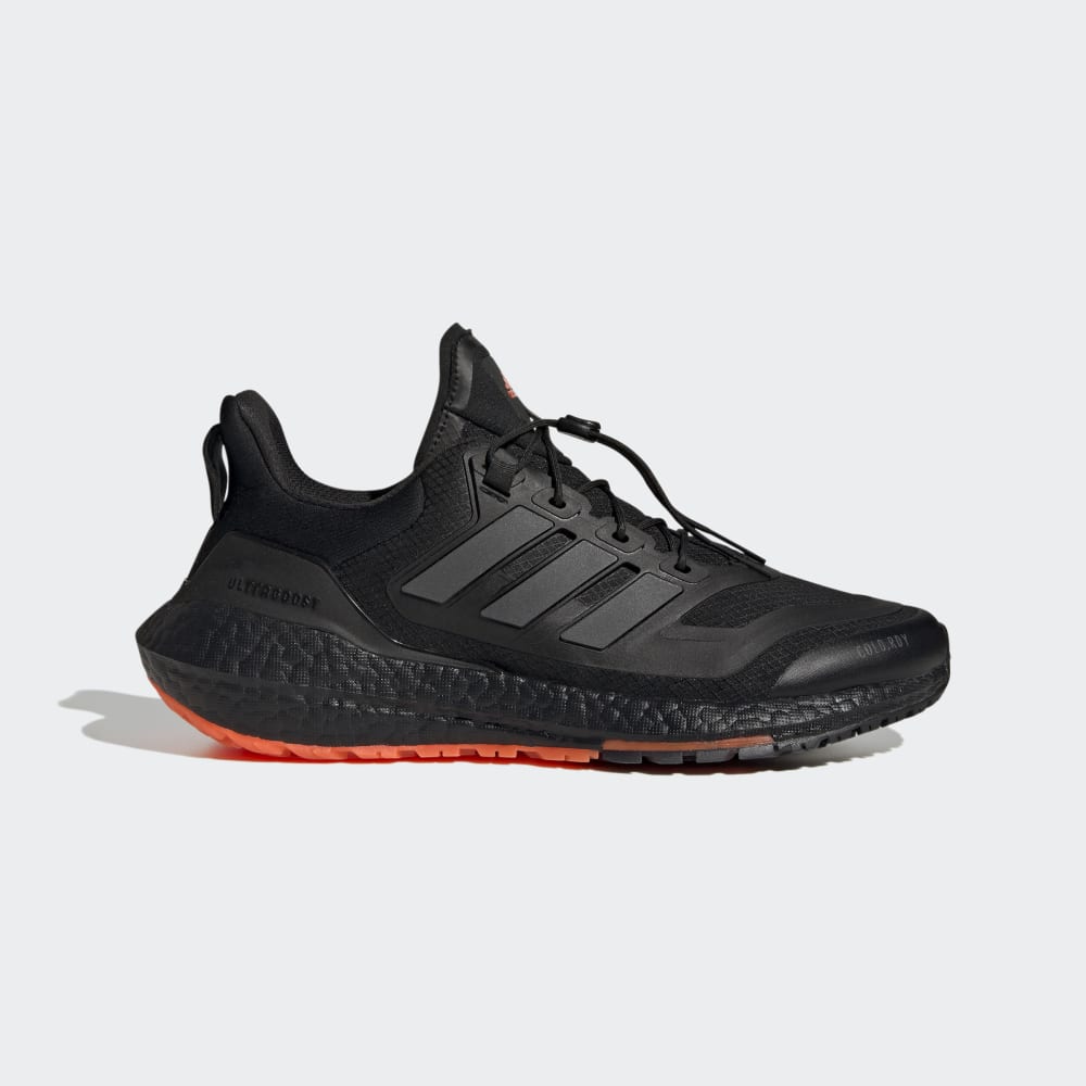 adidas Ultraboost 22 Cold.RDY 2.0 Running Shoes - Men's - Core Black / Carbon / Impact Orange