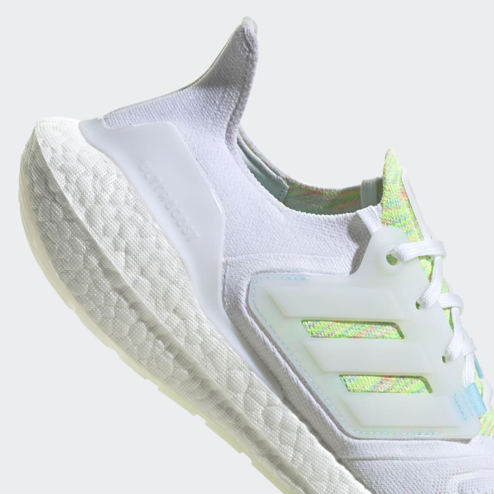 adidas Ultraboost 22 White/White/Bliss Blue - Best Buy Soccer