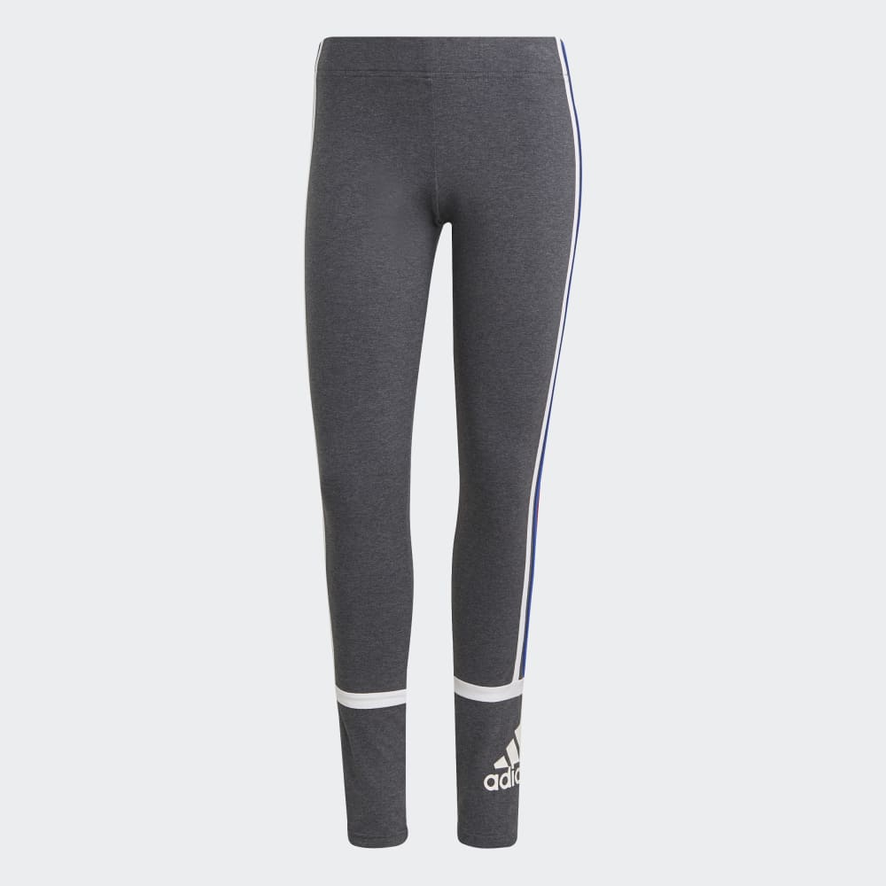 adidas Women's Essentials Cotton Leggings Grey/Scarlet - Best Buy Soccer