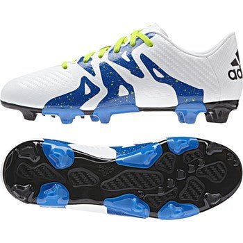 adidas X 15.3 FG/AG J White/Blue/Ye - Best Buy Soccer