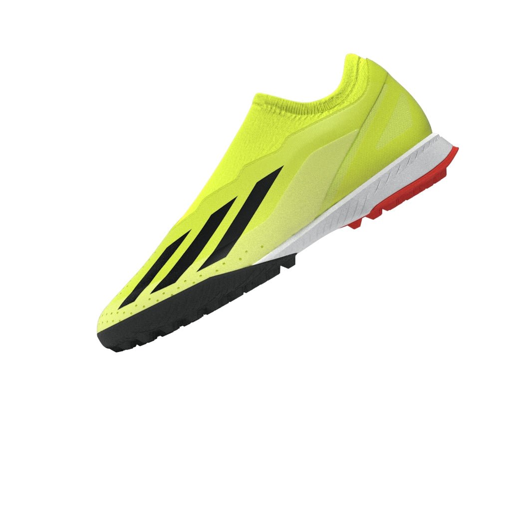 adidas X Crazyfast League LL TF Laceless Turf Boots Solar Yellow/Black/White - Best Buy Soccer