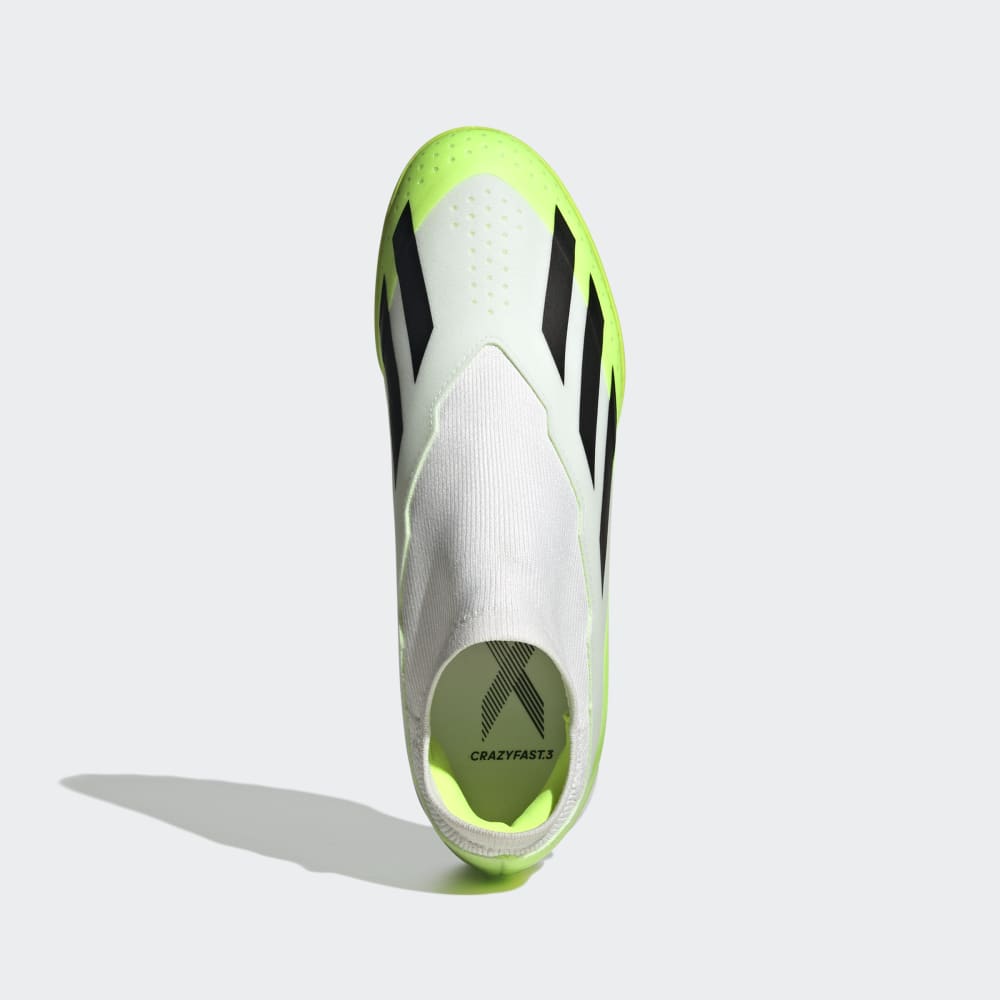 adidas X Crazyfast.3 TF Turf Soccer Shoes White/Black/Lucid Lemon - Best Buy Soccer