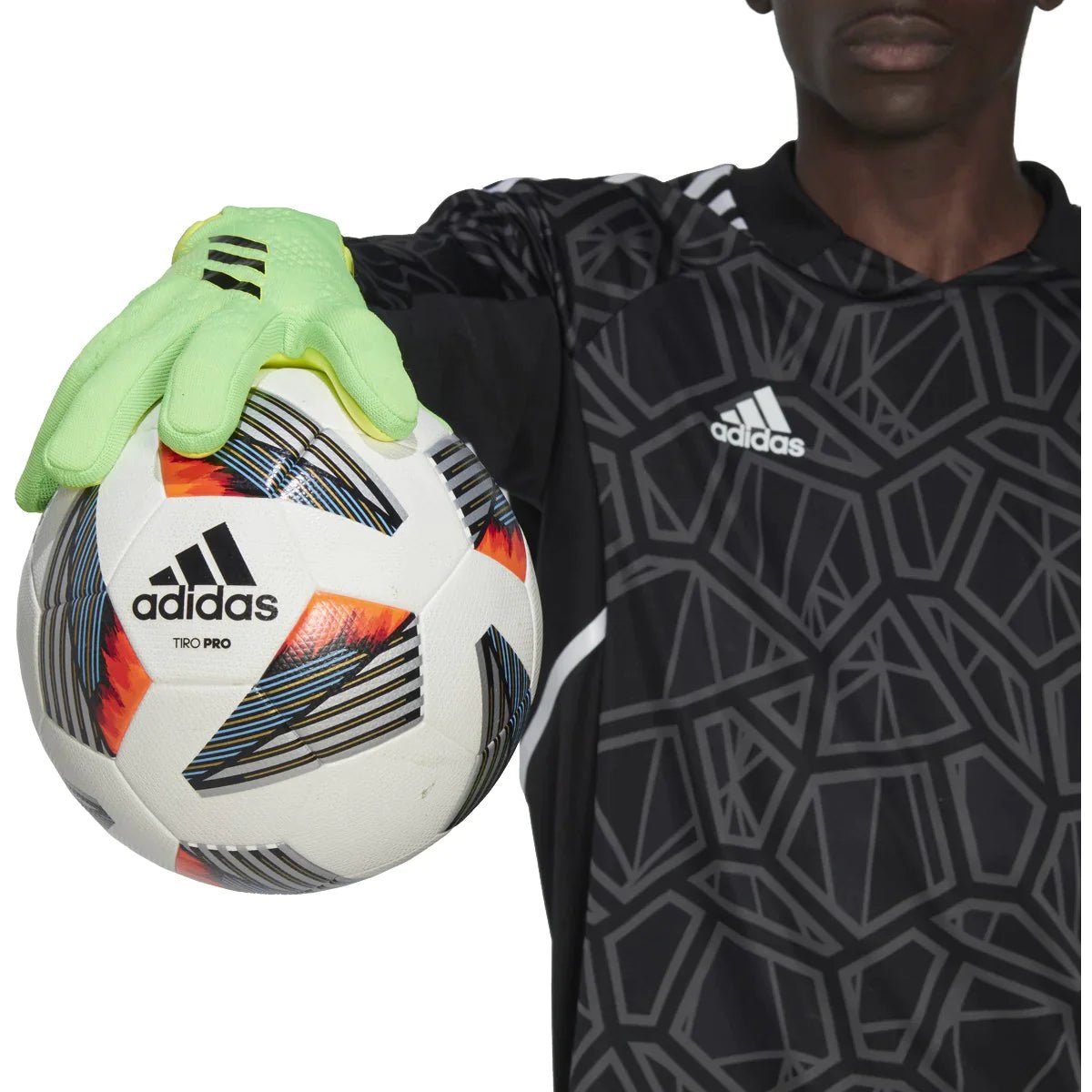 adidas X PRO Goalkeeper Gloves Green/Black/Solar Yellow - Best Buy Soccer