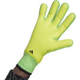 adidas X PRO Goalkeeper Gloves Green/Black/Solar Yellow - Best Buy Soccer