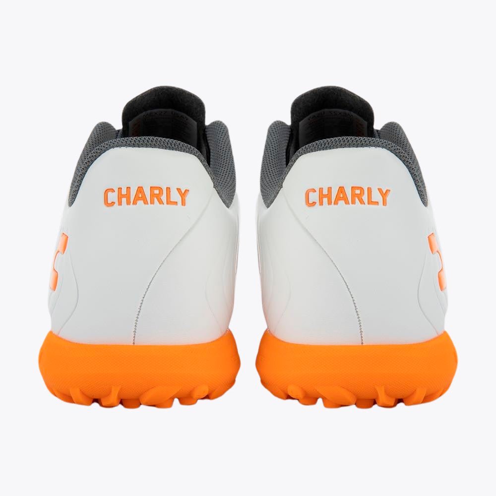 Charly Perseus Select TF Turf Boots White/Orange - Best Buy Soccer