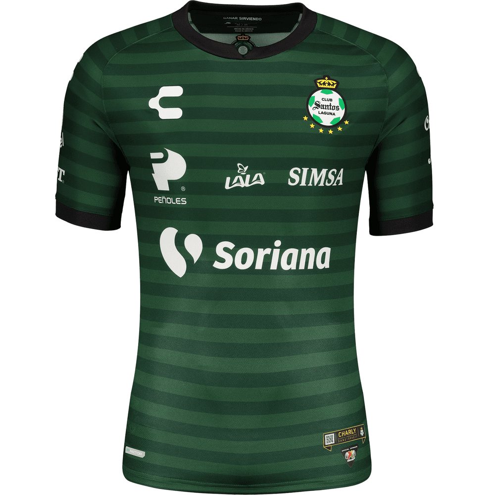 Charly Santos Away Jersey for Men 2021/22 - Green - Best Buy Soccer