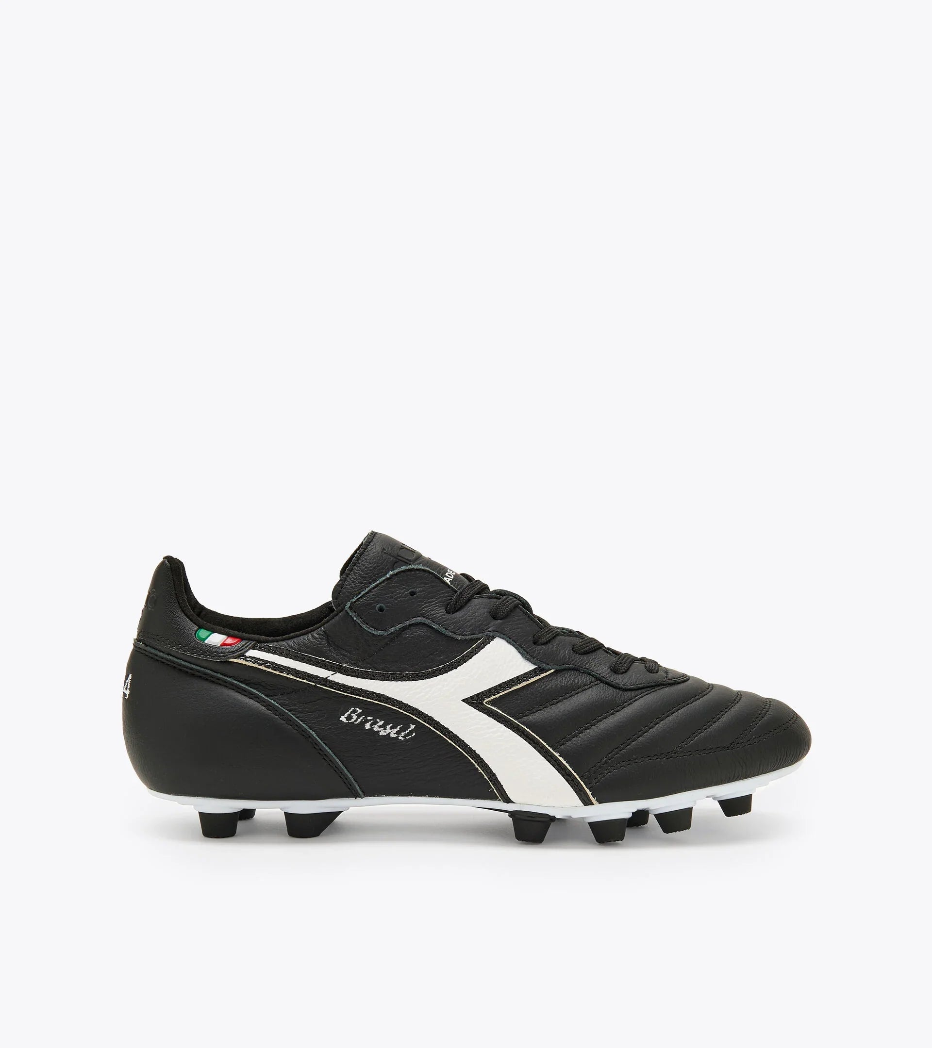 Diadora Brasil Italy OG LT+MDPU FG Firm Ground Soccer Cleats Black/White - Best Buy Soccer