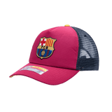 Fan Ink FC Barcelona Aspen Trucker Hat Red - Best Buy Soccer