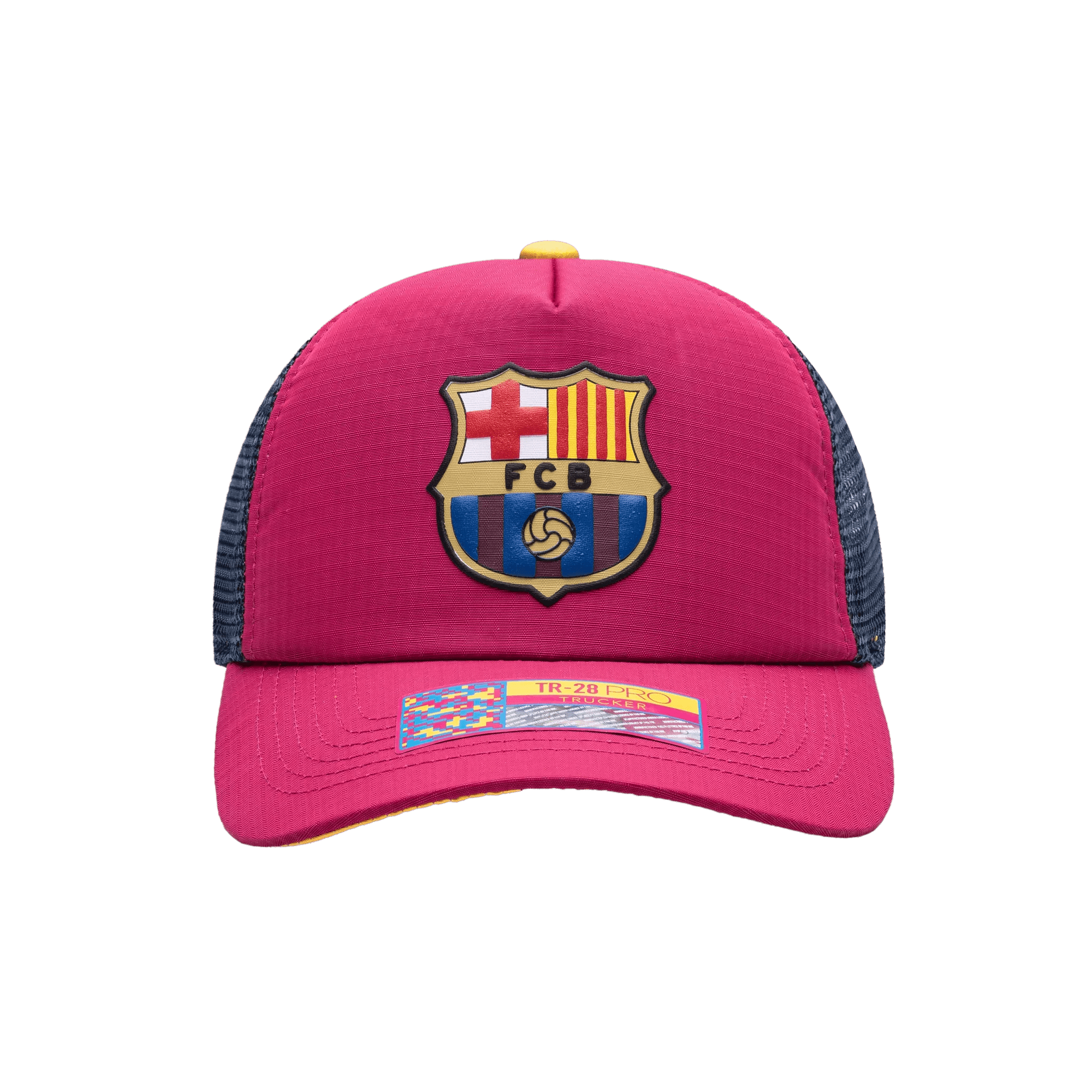 Fan Ink FC Barcelona Aspen Trucker Hat Red - Best Buy Soccer