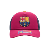 Fan Ink FC Barcelona Aspen Trucker Hat Red - Best Buy Soccer