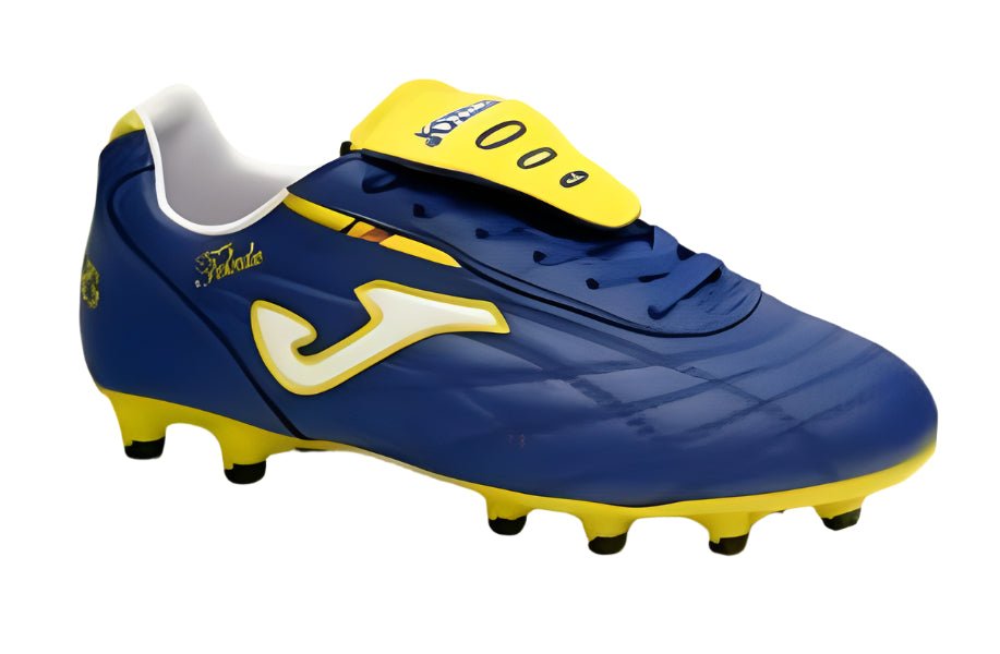 Joma Toledo 2011 104 FG Firm Ground Soccer Cleats - Royal/Yellow - Best Buy Soccer