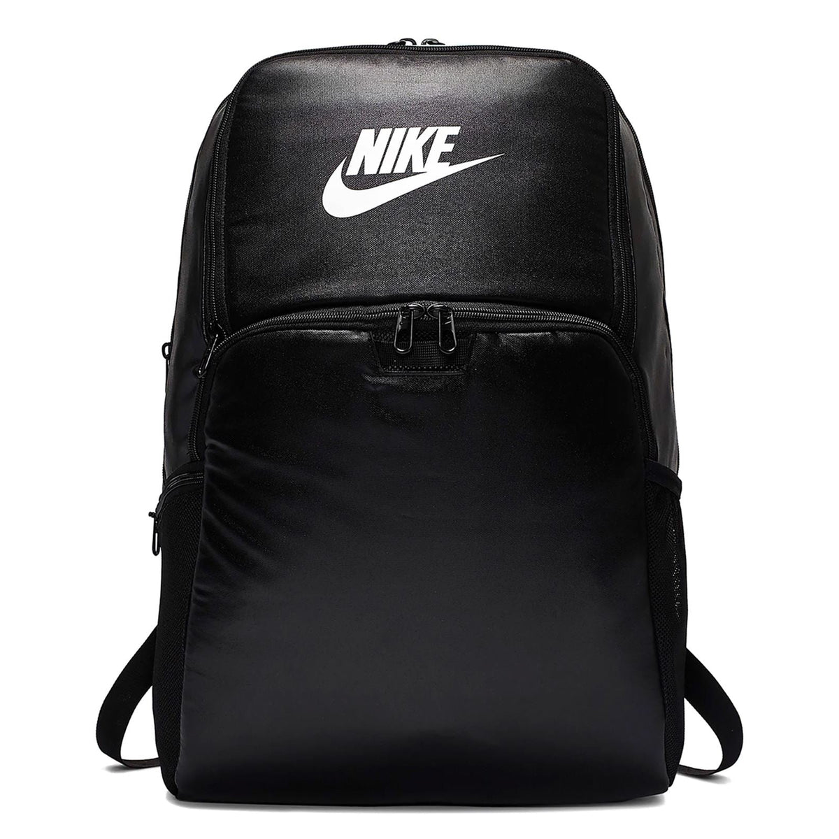 black nike brasilian training backpack Unisex Brasilia 9.5 (Extra Large, 30L), Black/Black/White, MISC Zippered main compartment keeps your belongings secure Nike Brasilia Training Backpack (Extra