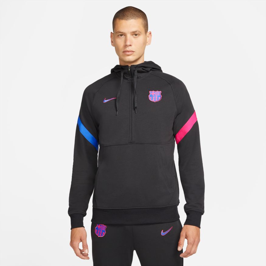 Nike FC Barcelona Men's 1/2 - Zip Hoodie - Best Buy Soccer