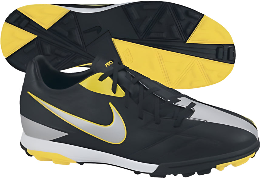 Nike Jr T90 Shoot IV TF Black - Yel - Best Buy Soccer