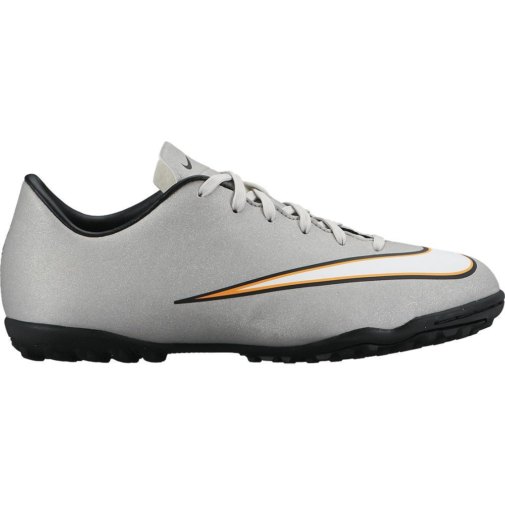 Nike Kid's JR Mercurial Victory V CR7 TF Turf Boots Silver/Turquoise/Black - Best Buy Soccer