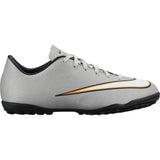 Nike Kid's JR Mercurial Victory V CR7 TF Turf Boots Silver/Turquoise/Black - Best Buy Soccer