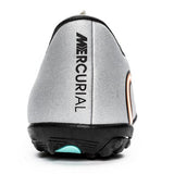 Nike Kid's JR Mercurial Victory V CR7 TF Turf Boots Silver/Turquoise/Black - Best Buy Soccer