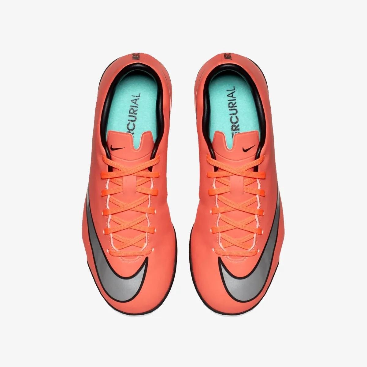 Nike Kid's JR Mercurial Victory V IC Indoor Boots Bright Mango/Turquoise - Best Buy Soccer