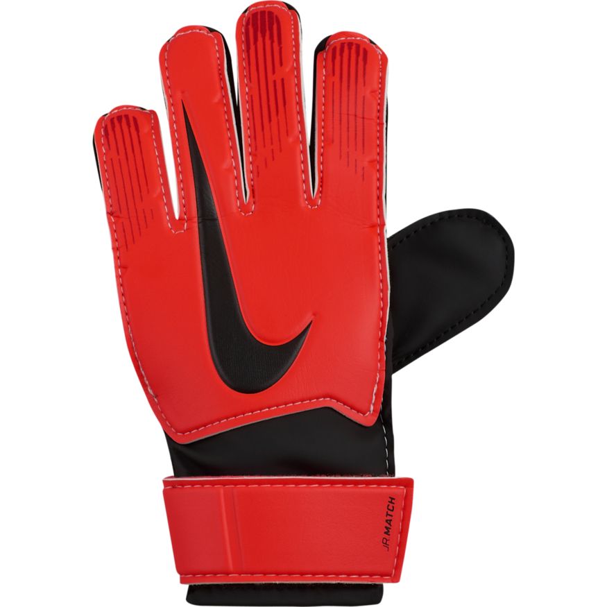 Nike Kid's Junior Match Goalkeeper Gloves Bright Crimson/Black/Silver - Best Buy Soccer