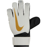 Nike Kid's Junior Match Goalkeeper Gloves White/Gold - Best Buy Soccer
