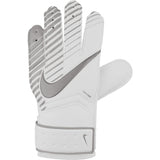 Nike Kid's Match Goalkeeper Gloves White/Chrome - Best Buy Soccer