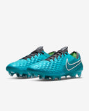 Nike Legend 8 Elite FG Firm Ground Soccer Cleats - Aquamarine/White/Lime Glow - Best Buy Soccer