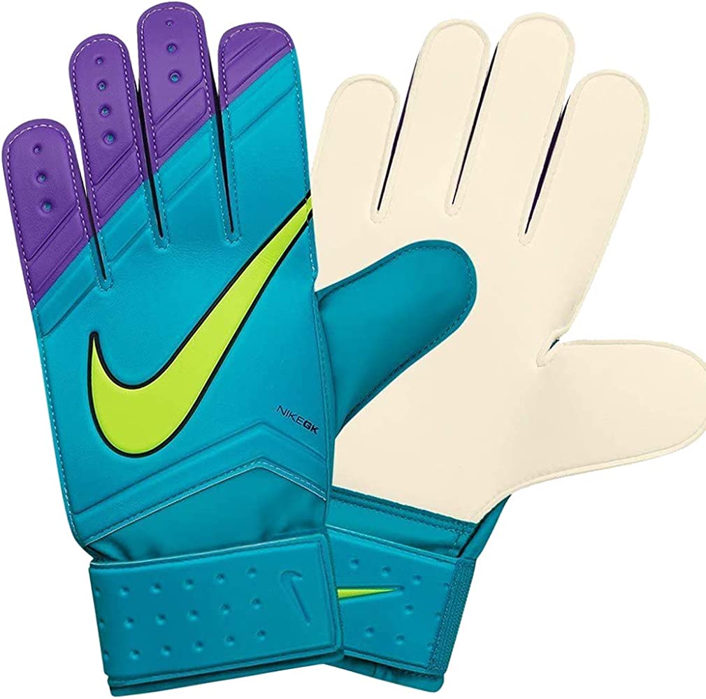 Nike Match Goalkeeper Gloves Blue/Volt - Best Buy Soccer