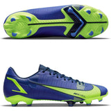 Nike Mercurial Vapor 14 Academy FG/MG Multi - Ground Soccer Cleats Lapis/Volt/Blue Void - Best Buy Soccer