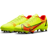 Nike Mercurial Vapor 14 Academy FG/MG Multi - Ground Soccer Cleats Volt/Bright Crimson - Best Buy Soccer