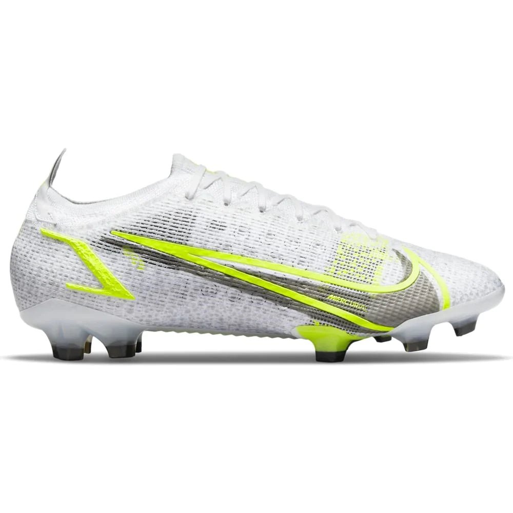 Nike Mercurial Vapor 14 Elite FG Firm Ground Soccer Cleats White/Black/Silver/Volt - Best Buy Soccer