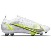 Nike Mercurial Vapor 14 Elite FG Firm Ground Soccer Cleats White/Black/Silver/Volt - Best Buy Soccer