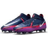 Nike Phantom GT2 Elite FG Firm Ground Soccer Cleats Navy/White/Purple - Best Buy Soccer