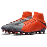 Nike Women's Hypervenom Phatal III Dynamic Fit (FG) Firm - Ground Football Boot Grey/Purple/Orange - Best Buy Soccer