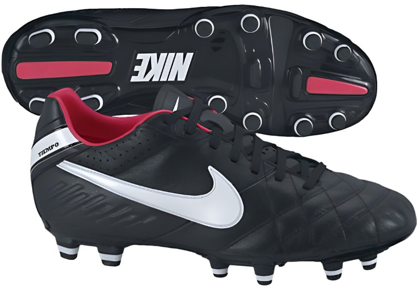 Nike Women's Tiempo Mystic IV FG Firm Ground Football Boots Black/White - Best Buy Soccer