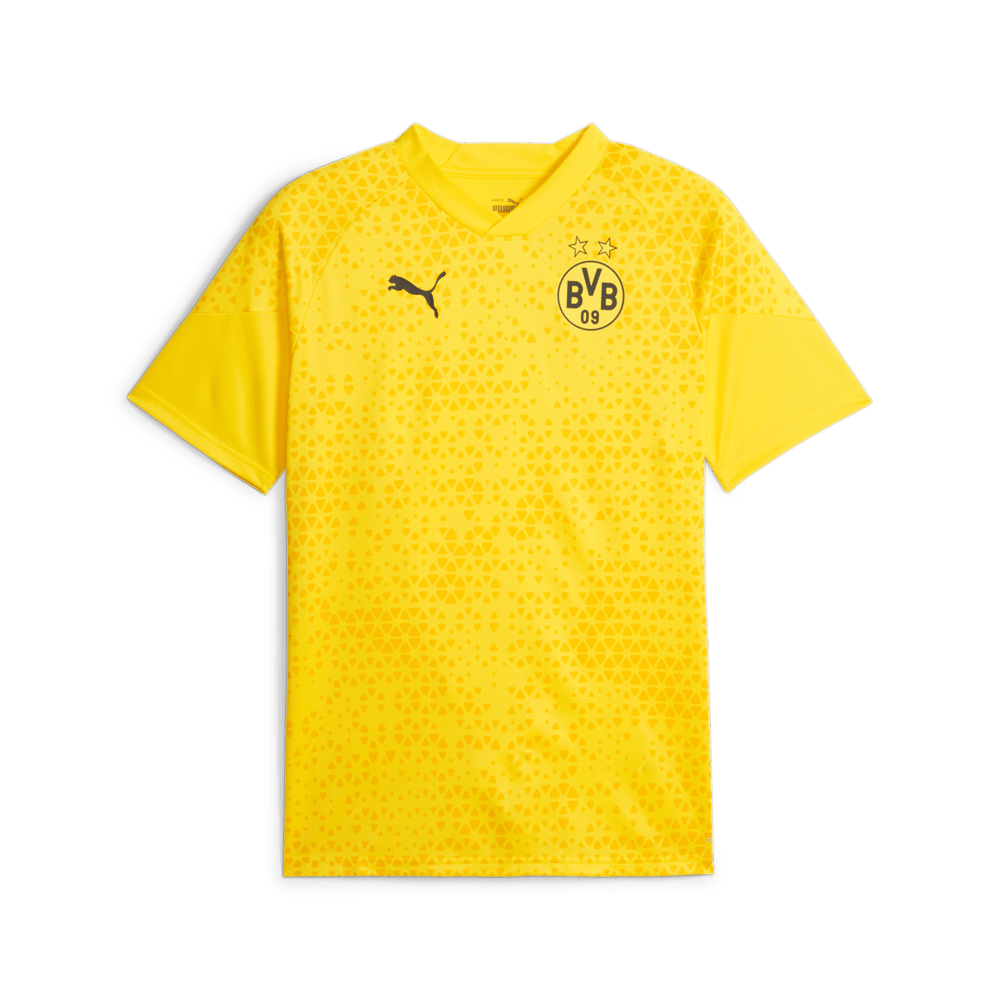 PUMA Borussia Dortmund Training Jersey Cyber Yellow/Black - Best Buy Soccer