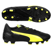 PUMA EvoSPEED 4.4 FG Firm Ground Soccer Cleats Black/Safety Yellow - Best Buy Soccer
