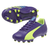 PUMA evoSPEED 5.3 FG JR Purple/Yellow - Best Buy Soccer