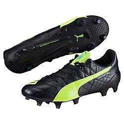 PUMA Evospeed SL Lth FG Black/Yel - Best Buy Soccer