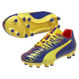 PUMA Falcao 9 FG JR Blue/Yellow/R - Best Buy Soccer