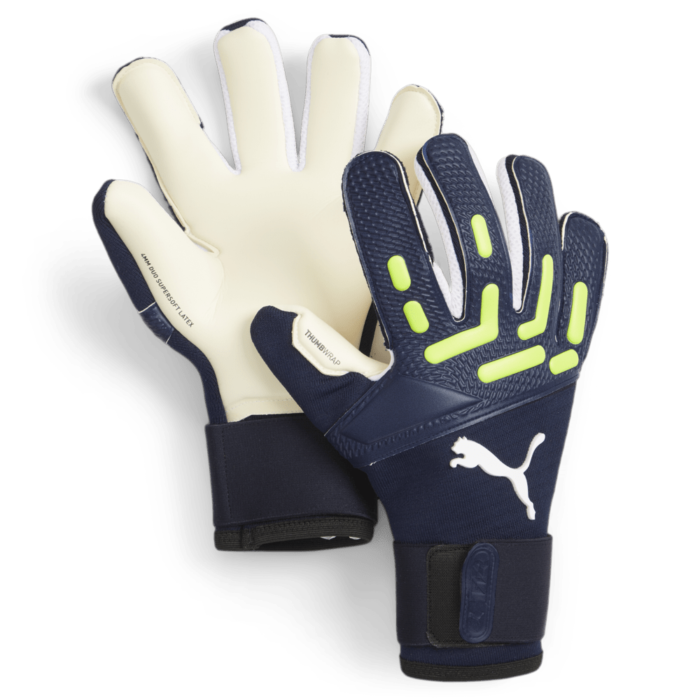 PUMA Future Pro Hybrid Goalkeeper Gloves Blue/Green - Best Buy Soccer